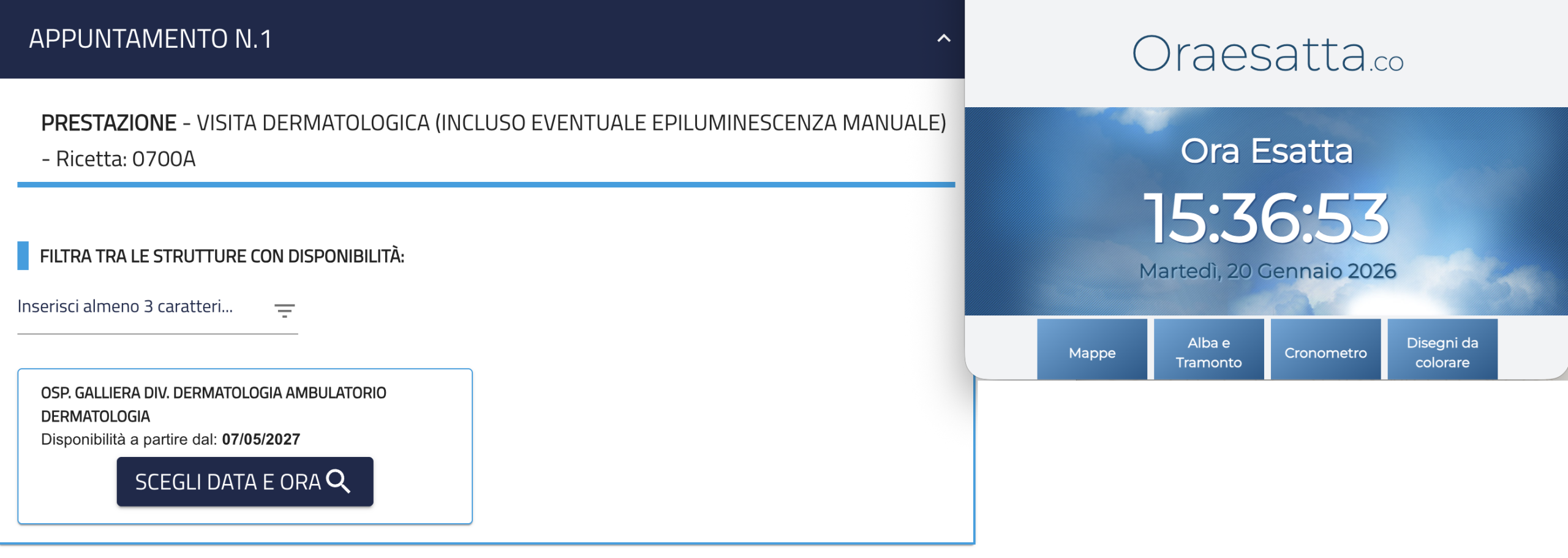 Visita dermatologica